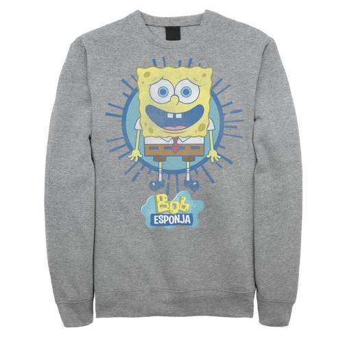 Licensed Character キャラクター スポンジボブ レイズ スウェットシャツ トレーナー ヘザー メンズ Heather Licensed Character Nickelodeon Spongebob Squarepants Bob Rays Spanish Sweatshirt Athletic Butlerchimneys Com