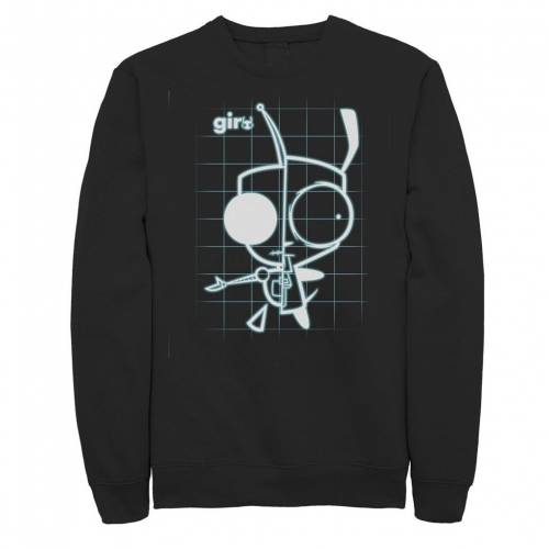 ニコロデオン グラフィック フリース 【 NICKELODEON INVADER ZIM X-RAY SCHEMATIC GIR GRAPHIC FLEECE PULLOVER / 】 メンズファッション トップス スウェット トレーナー｜スニケス