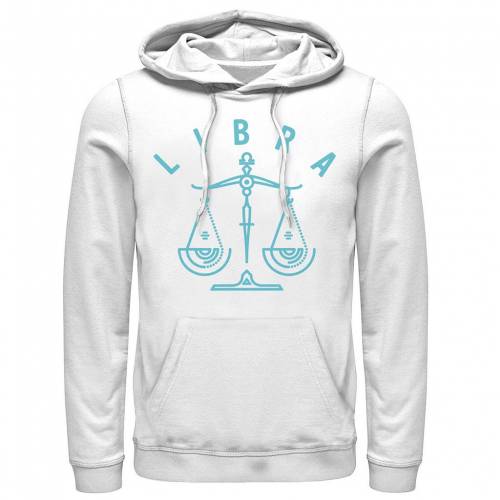 Licensed Character キャラクター 白色 ホワイト フーディー パーカー メンズ Licensed Character Libra Scale White Ink Sketch Hoodie Riverkwai21k Com