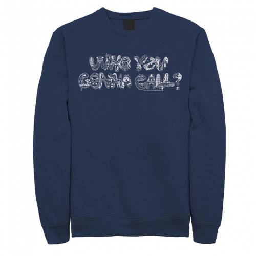 Licensed Character キャラクター スウェットシャツ トレーナー 紺色 ネイビー メンズ Licensed Character Ghostbusters Who You Gonna Call Sweatshirt Navy Psicologosancora Es