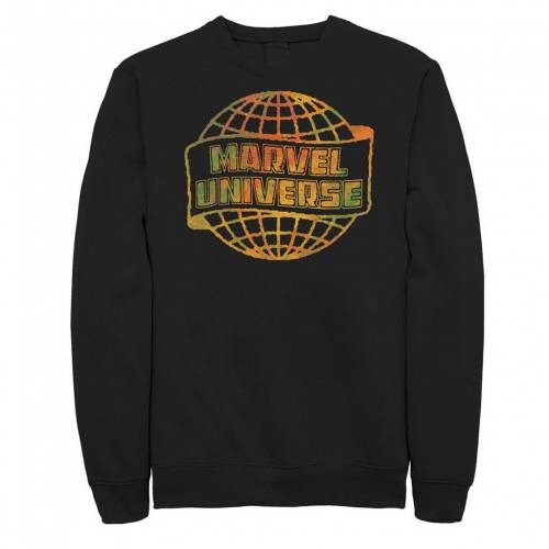 Licensed Character キャラクター ユニバース ギャラクシー ロゴ スウェットシャツ トレーナー 黒色 ブラック メンズ Universe Licensed Character Marvel Galaxy Logo Fill Sweatshirt Black Fmcholollan Org Mx