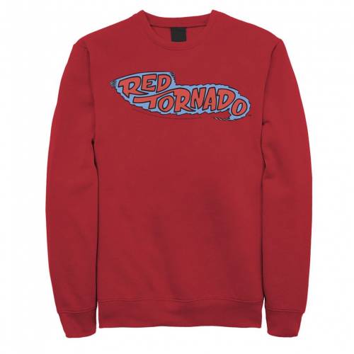 Dc Comics ディーシー コミックス 赤 レッド ロゴ スウェットシャツ トレーナー メンズ Dc Red Comics Tornado Text Logo Poster Sweatshirt Andapt Com