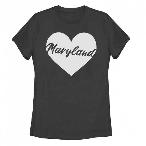 Unbranded メリーランド Tシャツ 黒色 ブラック ジュニア キッズ Unbranded Maryland Heart Tee Black Sittingseat Com
