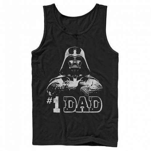 STAR WARS ビンテージ ヴィンテージ タンクトップ 黒色 ブラック スターウォーズ #1 FATHER'S