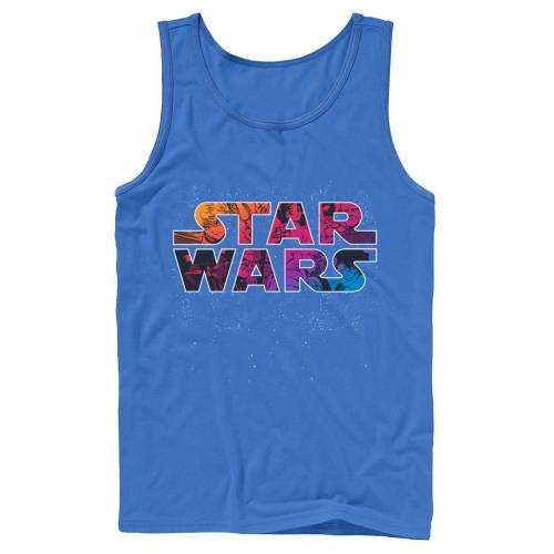 Star Wars タンクトップ スターウォーズ メンズ Neon Anime Style Tank Royal Sylvainpaley Cool