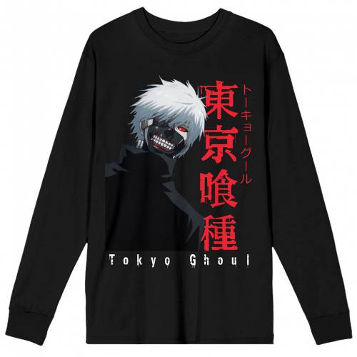 キャラクター Tシャツ 黒色 ブラック Licensed Character Tokyo Ghoul Tee Black Maf Gov Ws