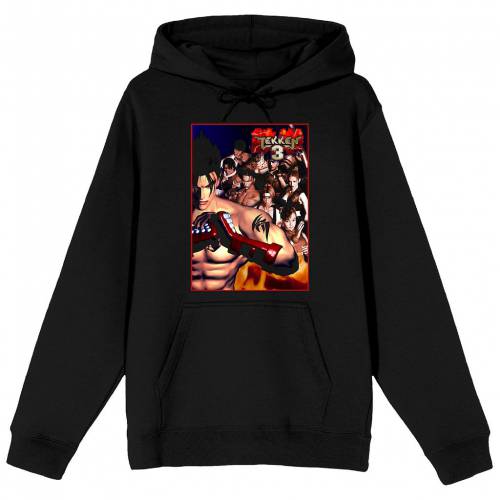 キャラクター グラフィック フーディー パーカー 黒色 ブラック 【 LICENSED CHARACTER TEKKEN GRAPHIC HOODIE / BLACK 】 メンズファッション トップス スウェット トレーナー