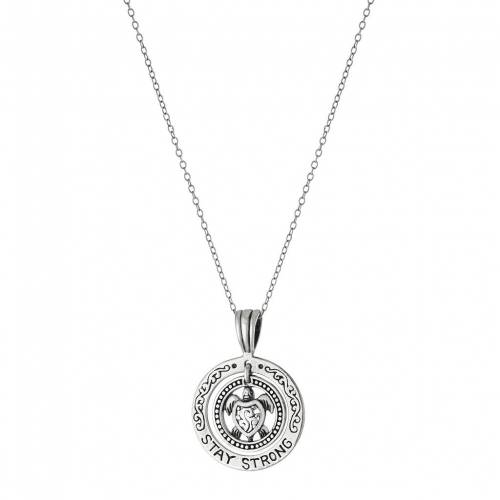銀色 シルバー ネックレス STRONG" 【 ATHRA NJ INC STERLING SILVER STAY TURTLE PENDANT NECKLACE / STERLING SILVER 】 ジュエリー アクセサリー レディースジュエリー ペンダント 19,050円