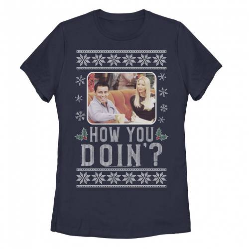 【★百貨店SALE★6/11夜夜中2時迄】文字記号 クリスマス プルオーバー DOIN\u0027 【 LICENSED CHARACTER FRIENDS HOLIDAY CHRISTMAS PHOTO TEE / 】 キッズ もの言う花 マタニティ トップス カットソー