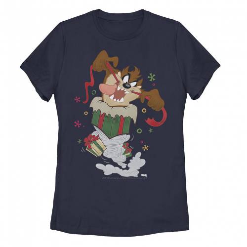 【★百貨店SALE★6/11夜夜中2時迄】文字記号 クリスマス プルオーバー 【 LICENSED CHARACTER LOONEY TUNES TAZ CHRISTMAS RIPPING PRESENTS TEE / 】 キッズ もの言う花 マタニティ トップス カットソー