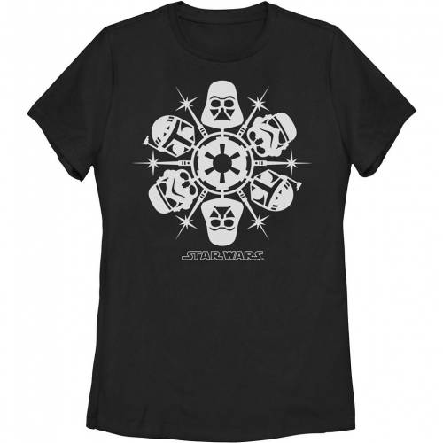 【★百貨店SALE★6/11夜夜中2時迄】クリスマス グラフィック プルオーバー スターウォーズ 【 STAR WARS DARK SIDE SNOWFLAKE CHRISTMAS GRAPHIC TEE / 】 キッズ もの言う花 マタニティ トップス カットソー