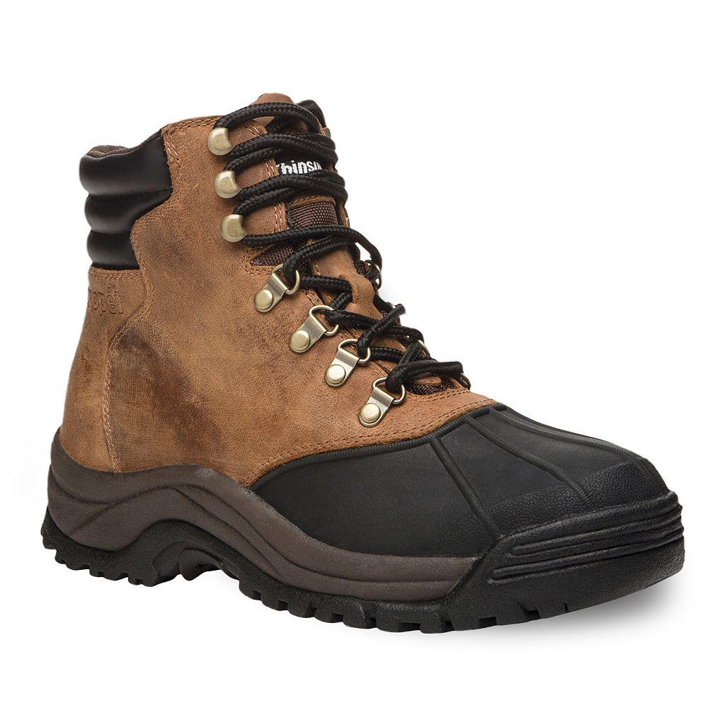 プロペット ウィンター ブーツ 茶色 ブラウン 黒色 ブラック 【 PROPET BLIZZARD WATERPROOF WINTER BOOTS / BROWN BLACK 】 メンズ