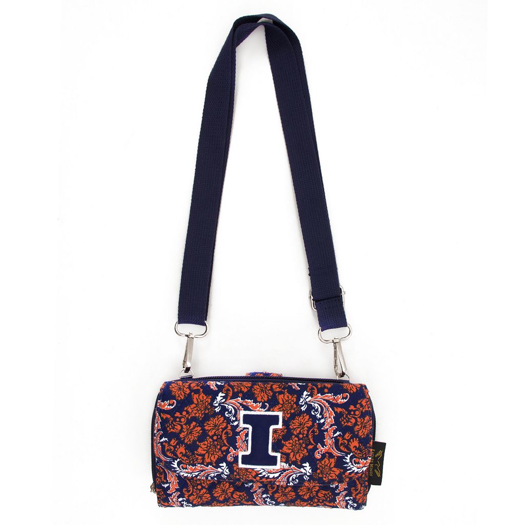 イリノイ 財布 チーム ファイティングイリニ 【 ILLINOIS FIGHTING ILLINI BLOOM CROSSBODY WALLET / ILL TEAM 】 バッグ レディースバッグ