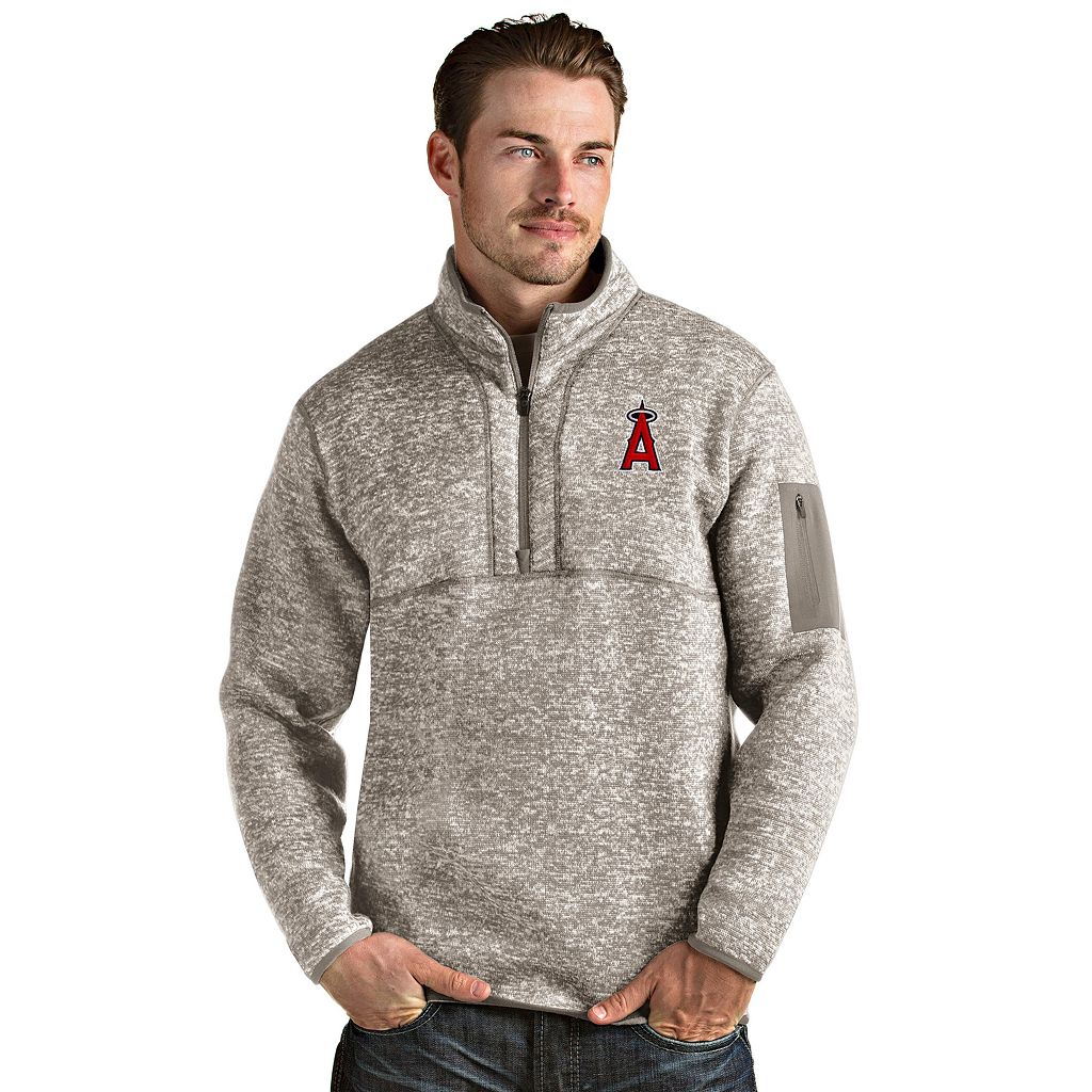 アンティグア エンゼルス アナハイム ベージュ ロサンゼルス 大谷翔平 【 ANTIGUA LOS ANGELES ANGELS OF ANAHEIM FORTUNE PULLOVER / ANG BEIGE 】 メンズファッション コート ジャケット