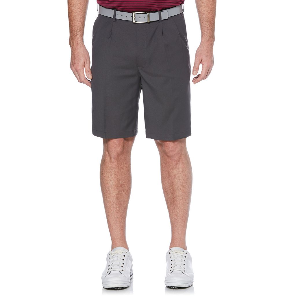 地べた ゴルフ さる股引き 二分の一ズボン下 【 GRAND SLAM 10 DOUBLE-PLEATED ACTIVE-WAISTBAND GOLF SHORTS / 】 メンズ流行り物 ズボン