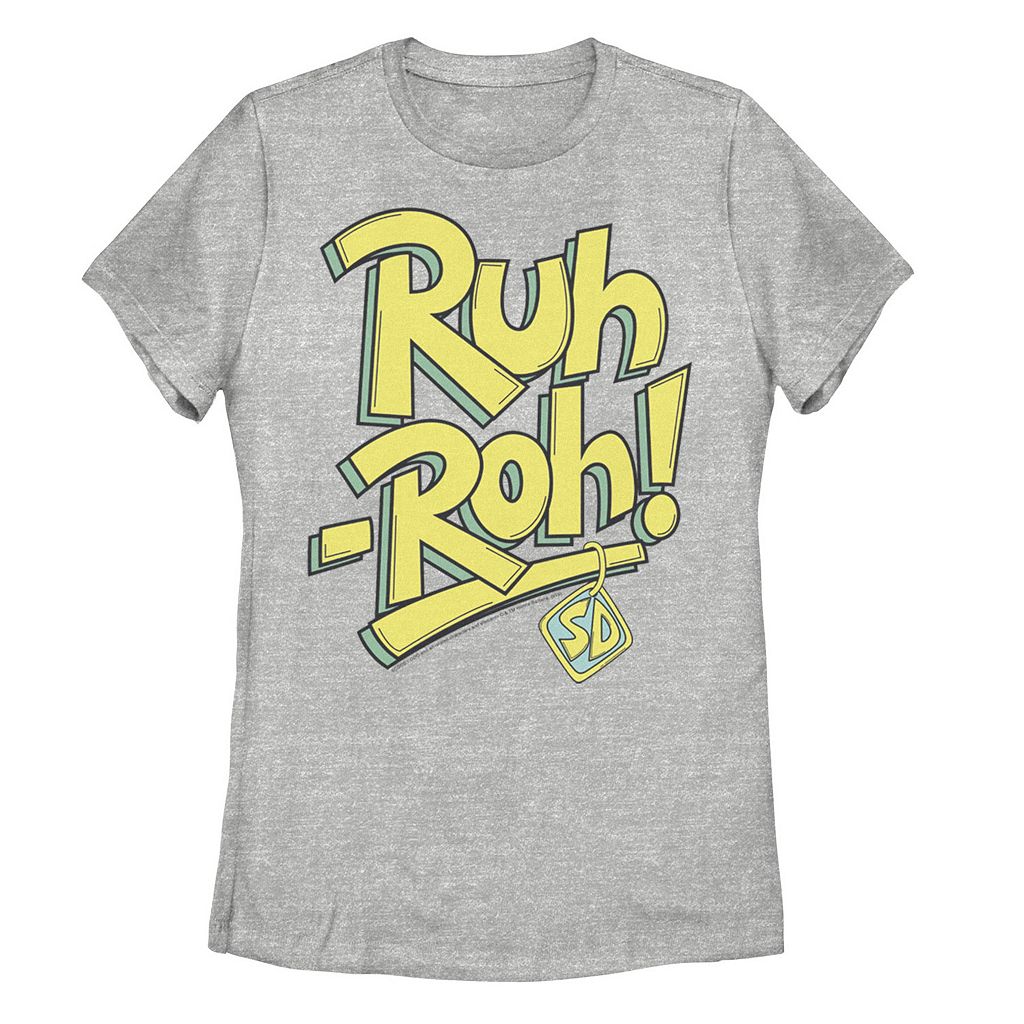 【★百貨店SALE★6/11夜夜中2時迄】文字記号 プルオーバー 【 LICENSED CHARACTER SCOOBY-DOO RUH-ROH BIG TEXT TEE / 】 キッズ もの言う花 マタニティ トップス カットソー