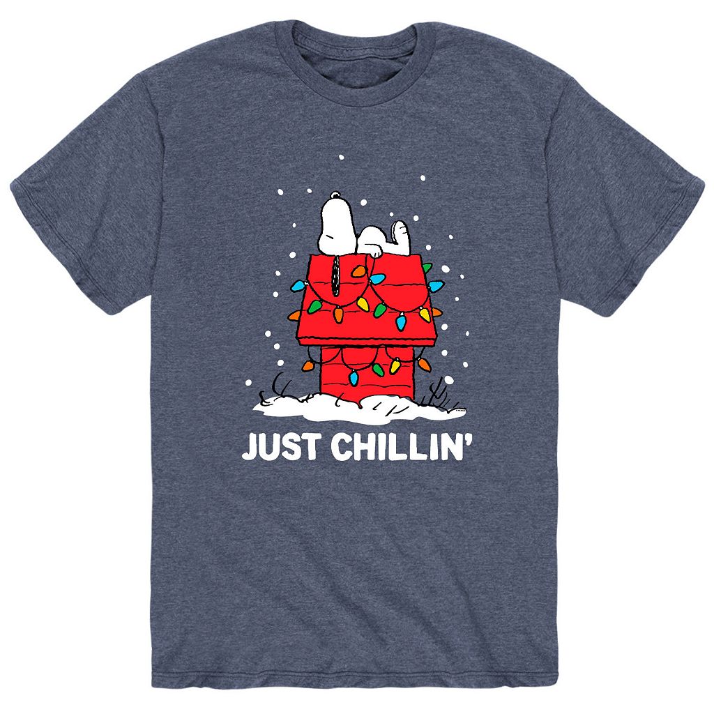 キャラクター Tシャツ 黄色 イエロー CHILLIN' 【 LICENSED CHARACTER PEANUTS SNOOPY JUST TEE / YELLOW 】 メンズファッション トップス カットソー