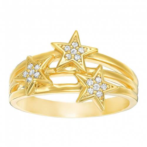 銀色 シルバー ダイヤモンド 【 GEMMINDED STERLING SILVER DIAMOND ACCENT TRIPLE STAR RING / 】 ジュエリー アクセサリー レディースジュエリー 指輪 リング