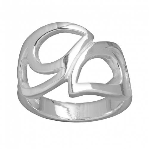 銀色 シルバー 【 UNBRANDED SILVER PLATED OPENWORK TEARDROP RING / 】 ジュエリー アクセサリー レディースジュエリー 指輪 リング｜スニケス