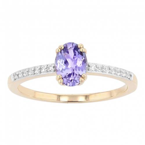 ゴールド 銀色 シルバー 白色 ホワイト & 【 UNBRANDED 10K GOLD OVER SILVER TANZANITE WHITE ZIRCON RING / GOLD TONE 】 ジュエリー アクセサリー レディースジュエリー 指輪 リング｜スニケス