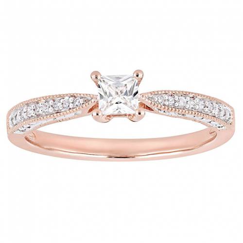 ローズ ゴールド 銀色 シルバー ダイヤモンド 白色 ホワイト & 【 STELLA GRACE 18K ROSE GOLD OVER SILVER DIAMOND ACCENT LAB-CREATED WHITE SAPPHIRE FASHION RING / 18K ROSE GOLD 】 ジュエリー アクセサリー レディースジ