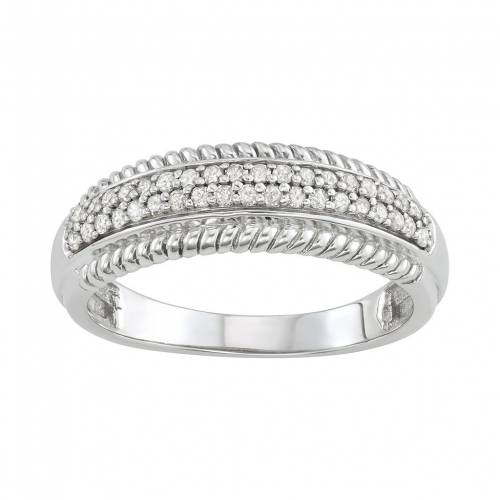 ダイヤモンド 銀色 シルバー 【 JEWELEXCESS 1/4 CARAT DIAMOND STERLING SILVER RING / 】 ジュエリー アクセサリー レディースジュエリー 指輪 リング|スニケス