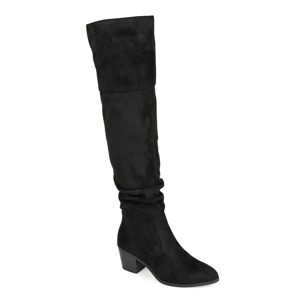 ジュルネ 寄せあわせ 寄せあわせ ブーツ 【 JOURNEE COLLECTION ZIVIA SLOUCHY OVER-THE-KNEE BOOTS / 】 その他-靴-レディース靴