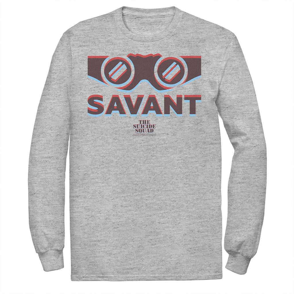 【★百貨店SALE★6/11真夜中2時迄】文字記号 ティーシャツ 【 LICENSED CHARACTER THE SUICIDE SQUAD SAVANT GOGGLES TEE / 】 メンズ流行り物 トップス カットソー
