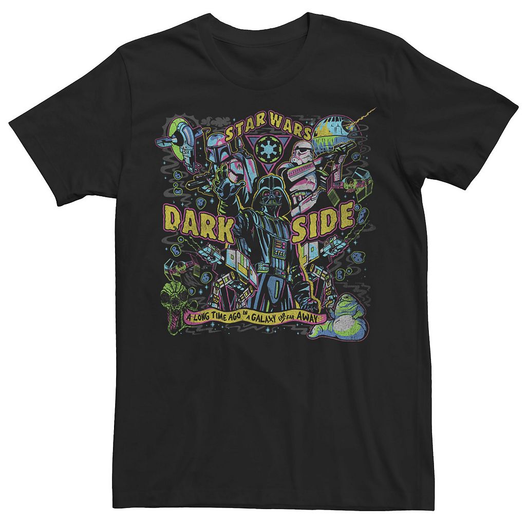 キャラクター Tシャツ 黒色 ブラック スターウォーズ 【 LICENSED CHARACTER STAR WARS DARK LIGHT POSTER TEE / BLACK 】 メンズファッション トップス カットソー｜スニケス