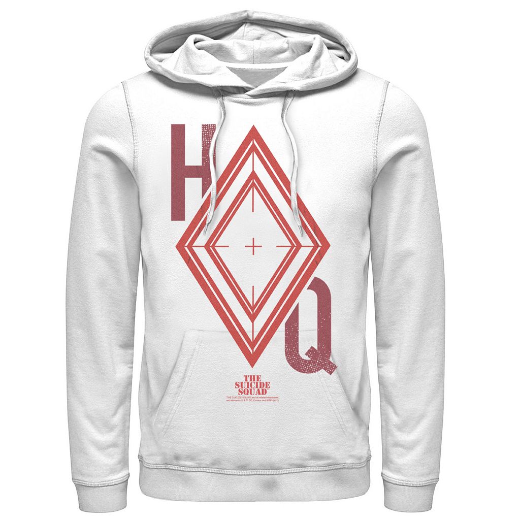 キャラクター フーディー パーカー 白色 ホワイト 【 LICENSED CHARACTER THE SUICIDE SQUAD HQ TARGET HOODIE / WHITE 】 メンズファッション トップス スウェット トレーナー