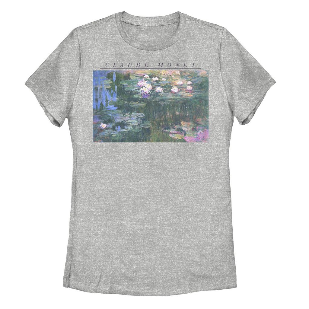【★百貨店SALE★6/11夜夜中2時迄】文字記号 プルオーバー ギョリュウモドキ 【 LICENSED CHARACTER TRENDY CLAUDE MONET LILY PAD PICTURE TEE / ATHLETIC HEATHER 】 キッズ もの言う花 マタニティ トップス カットソー