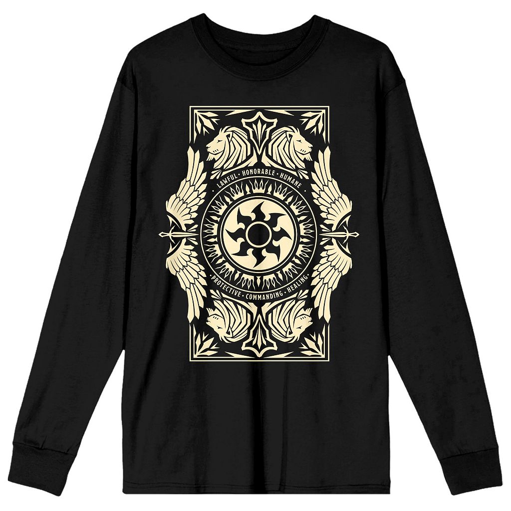 キャラクター マジック 白色 ホワイト ロゴ Tシャツ 黒色 ブラック 【 LICENSED CHARACTER MAGIC THE GATHERING WHITE LOGO TEE / BLACK 】 メンズファッション トップス カットソー