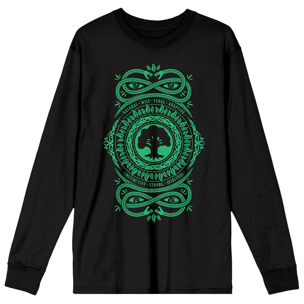 キャラクター マジック 緑 グリーン ロゴ Tシャツ 黒色 ブラック 【 LICENSED CHARACTER MAGIC THE GATHERING GREEN LOGO TEE / BLACK 】 メンズファッション トップス カットソー｜スニケス