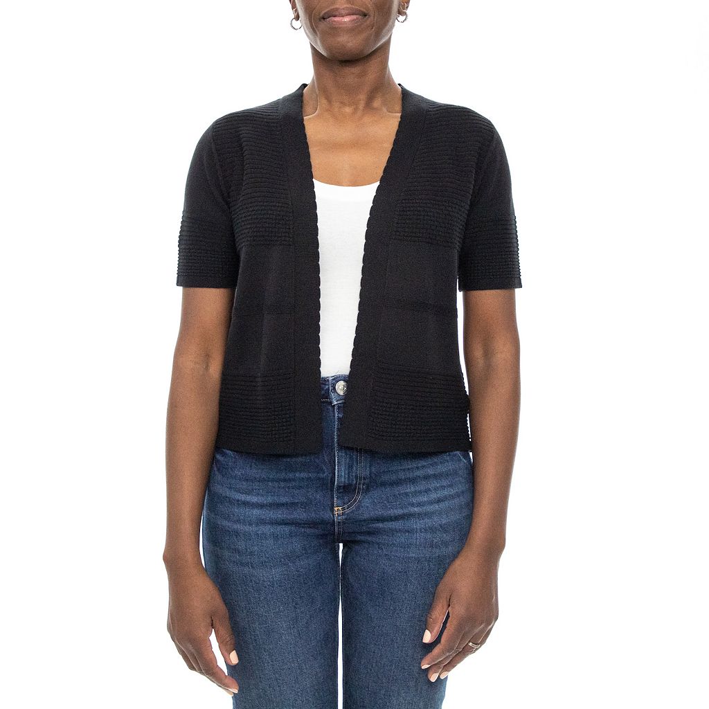 カーディガン 【 NINA LEONARD STITCHED CARDIGAN / 】 レディースファッション トップス ニット セーター