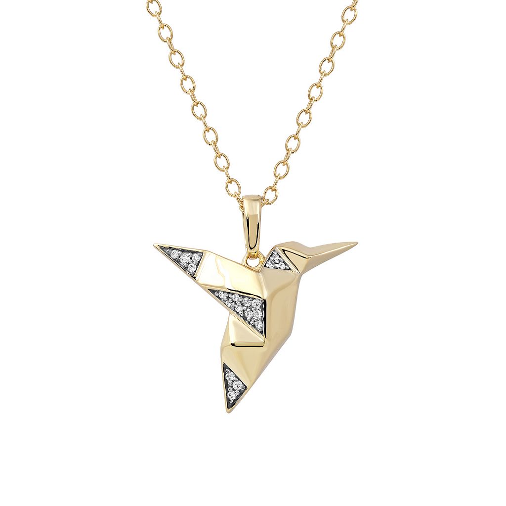 銀色 シルバー ダイヤモンド ネックレス 【 DECOUER STERLING SILVER DIAMOND ACCENT BIRD PENDANT NECKLACE / 】 ジュエリー アクセサリー レディースジュエリー ペンダント
