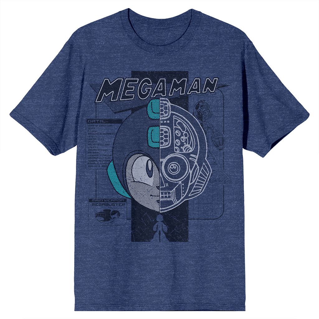 キャラクター メガ Tシャツ 青色 ブルー 【 LICENSED CHARACTER MEGA MAN FACE TEE / BLUE 】 メンズファッション トップス カットソー｜スニケス 15,132円