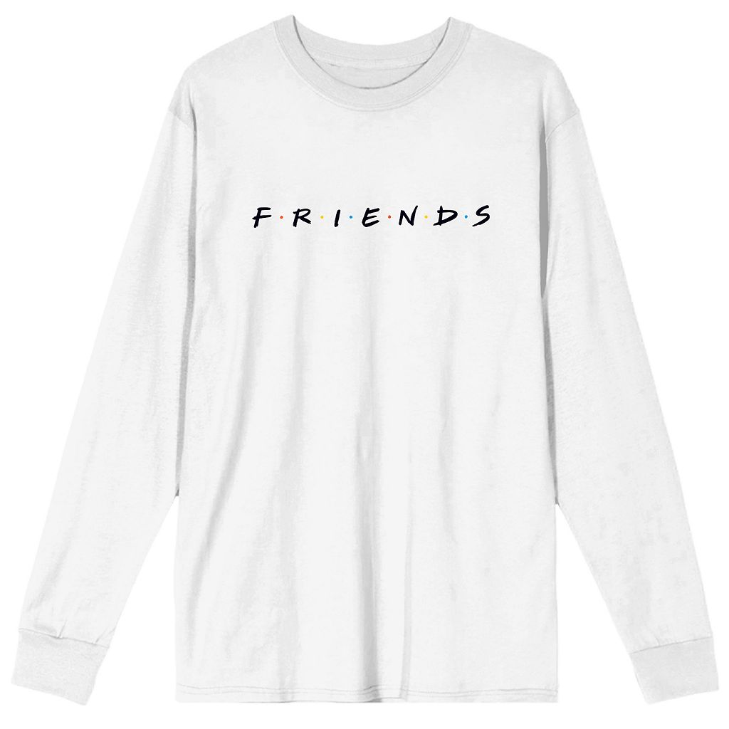 【★百貨店SALE★6/11真夜中2時迄】文字記号 ロゴタイプ ティーシャツ 白いこと 白いこと 【 LICENSED CHARACTER FRIENDS LOGO TEE / WHITE 】 メンズ流行り物 トップス カットソー