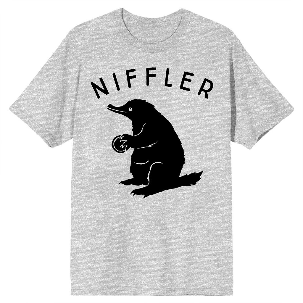 キャラクター Tシャツ 灰色 グレー 【 LICENSED CHARACTER FANTASTIC BEASTS NIFFLER TEE / GREY 】 メンズファッション トップス カットソー｜スニケス