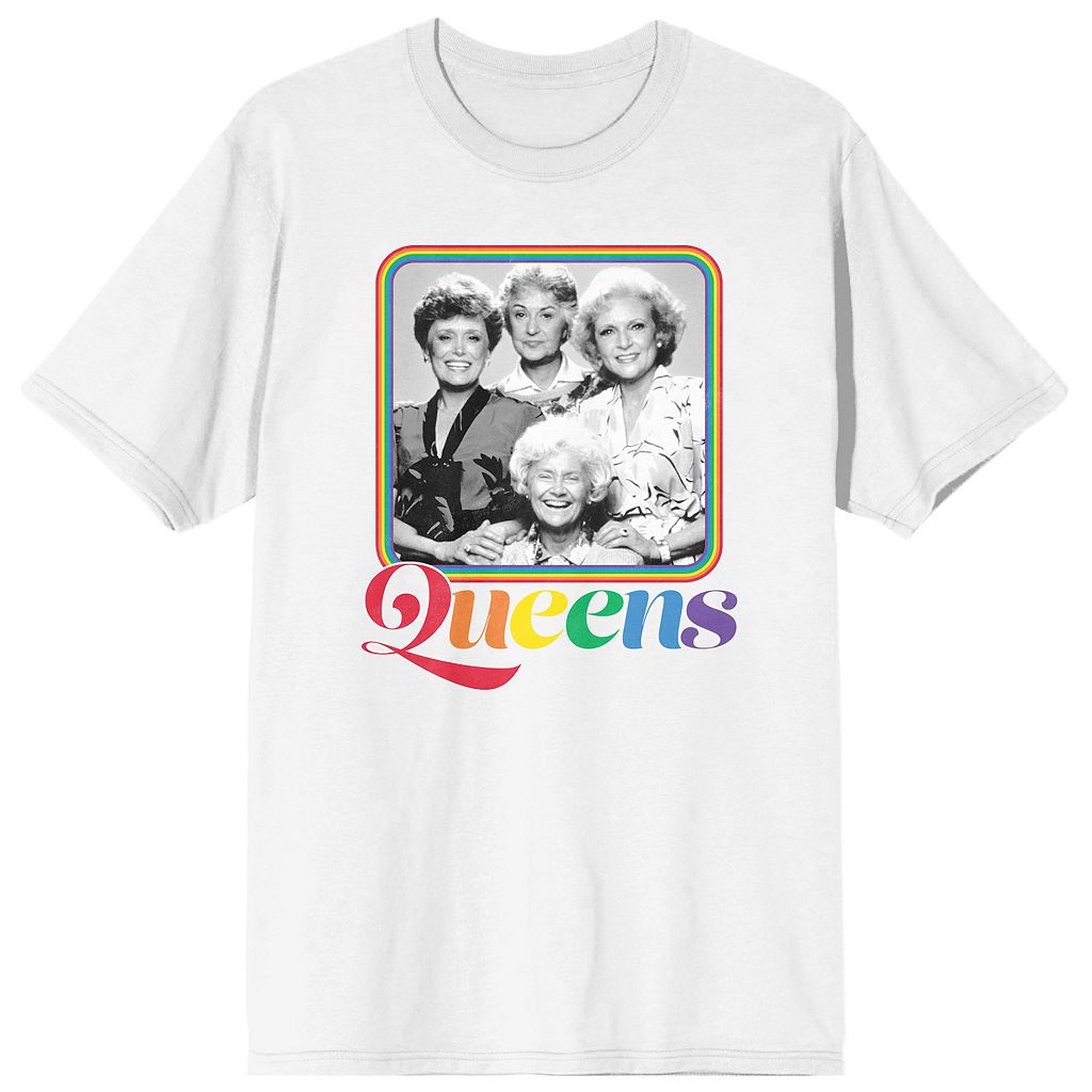 【★百貨店SALE★6/11真夜中2時迄】人となり ティーシャツ 白いこと 白いこと 【 LICENSED CHARACTER GOLDEN S QUEENS TEE / WHITE 】 メンズ流行り物 トップス カットソー