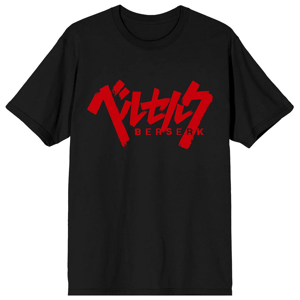 キャラクター ロゴ Tシャツ 黒色 ブラック 【 LICENSED CHARACTER BERSERK TITLE LOGO TEE / BLACK 】 メンズファッション トップス カットソー｜スニケス