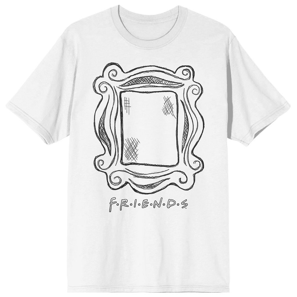 文字記号 ティーシャツ 黒いこと 黒いこと 【 LICENSED CHARACTER FRIENDS GOLDEN MIRROR TEE / BLACK 】 メンズ流行り物 トップス カットソー メンズファッション-トップス