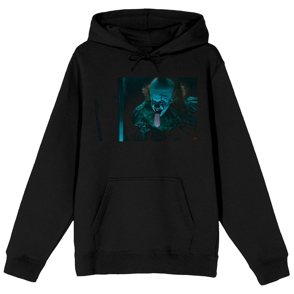 キャラクター フーディー パーカー 黒色 ブラック 【 LICENSED CHARACTER IT CHAPTER 2 PENNYWISE HOODIE / BLACK 】 メンズファッション トップス スウェット トレーナー