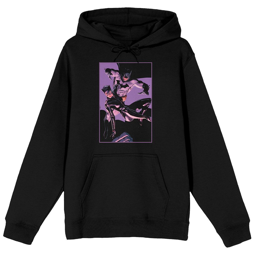 キャラクター ディーシー コミックス フーディー パーカー 黒色 ブラック 【 LICENSED CHARACTER DC COMICS BATMAN HOODIE / BLACK 】 メンズファッション トップス スウェット トレーナー