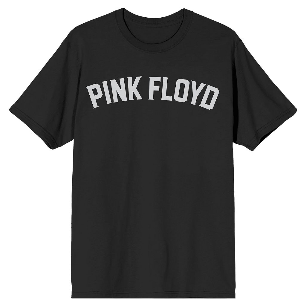 キャラクター ピンク Tシャツ 黒色 ブラック 【 LICENSED CHARACTER PINK FLOYD TEXT TEE / BLACK 】 メンズファッション トップス カットソー