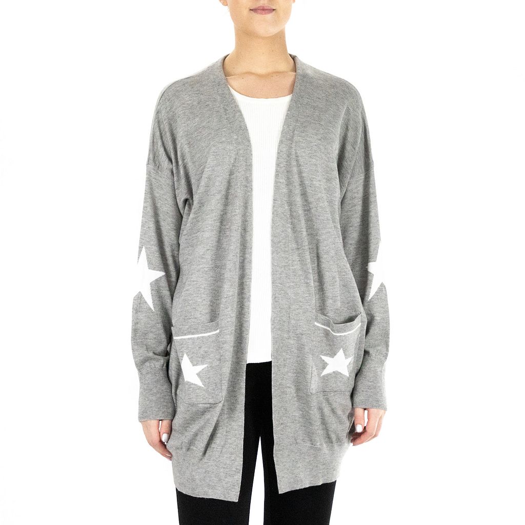 カーディガン 【 NINA LEONARD STAR LONG CARDIGAN / 】 レディースファッション トップス ニット セーター