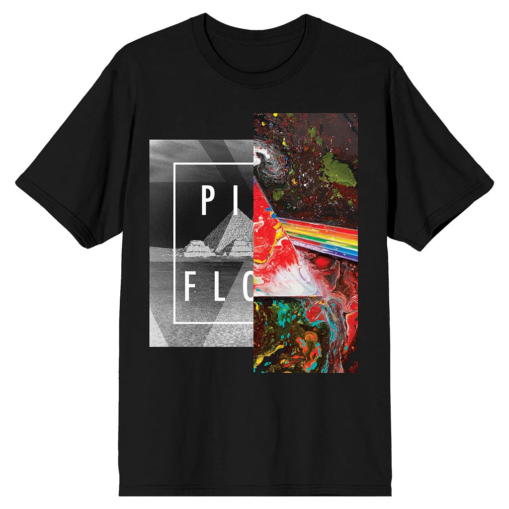 キャラクター ピンク 黒色 ブラック 白色 ホワイト Tシャツ & 【 LICENSED CHARACTER PINK FLOYD BLACK WHITE TEE / 】 メンズファッション トップス カットソー