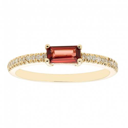 コレクション ゴールド ダイヤモンド T.W. & 【 THE REGAL COLLECTION 14K GOLD 1/10 CARAT DIAMOND GARNET RING / 】 ジュエリー アクセサリー レディースジュエリー 指輪 リング 58,465円