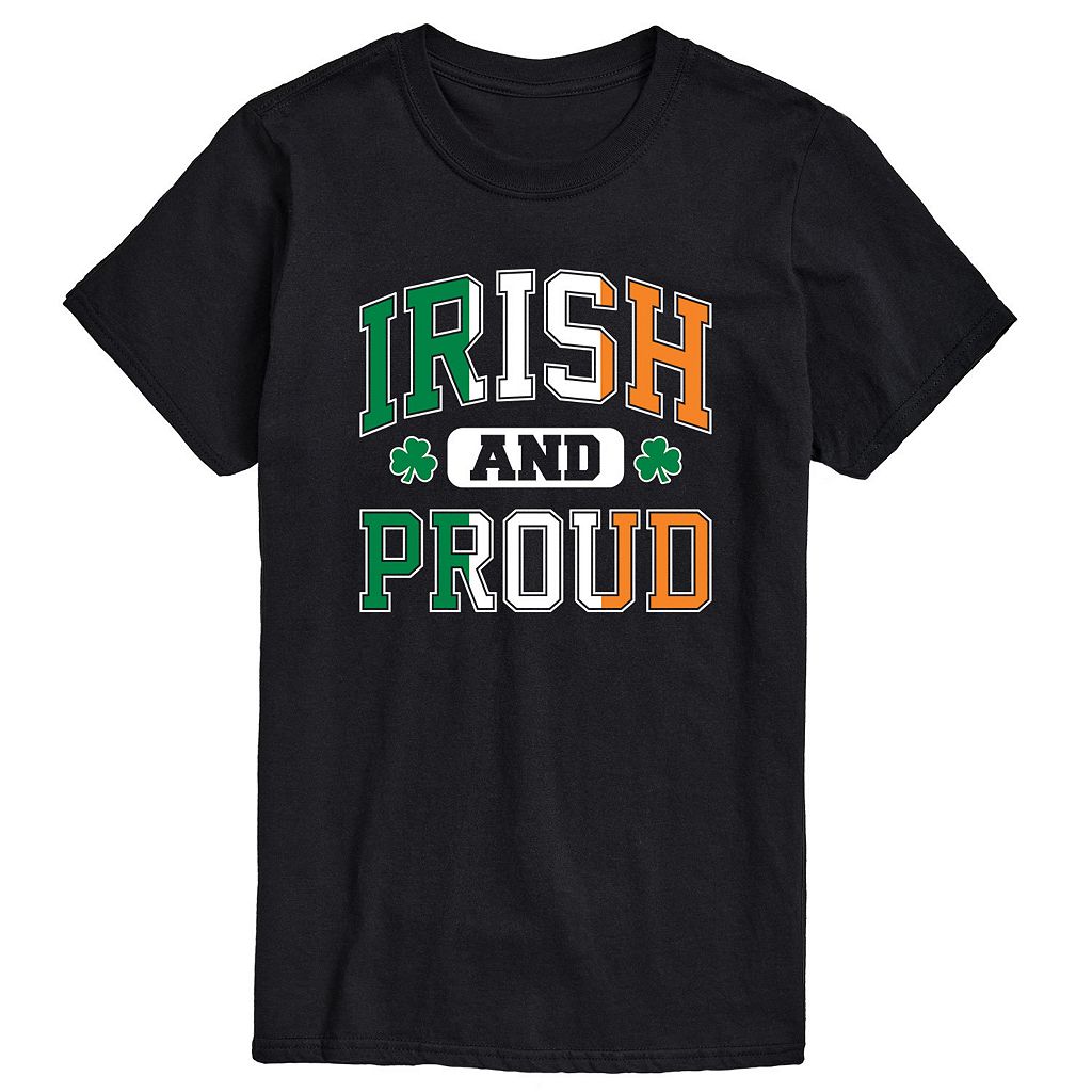 キャラクター Tシャツ 黒色 ブラック 【 LICENSED CHARACTER IRISH AND PROUD TEE / BLACK 】 メンズファッション トップス カットソー