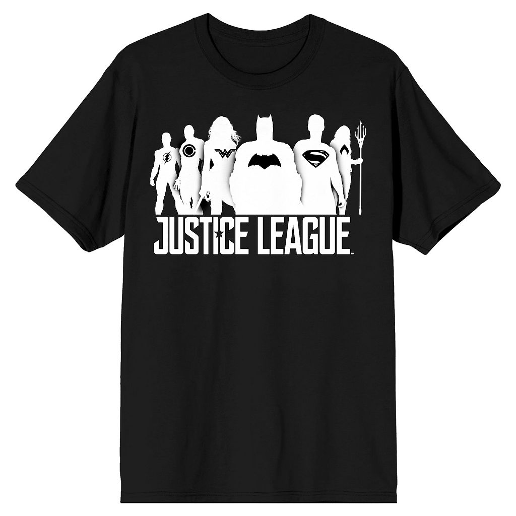 キャラクター Tシャツ 黒色 ブラック 【 LICENSED CHARACTER JUSTICE LEAGUE MOVIE HERO TEE / BLACK 】 メンズファッション トップス カットソー
