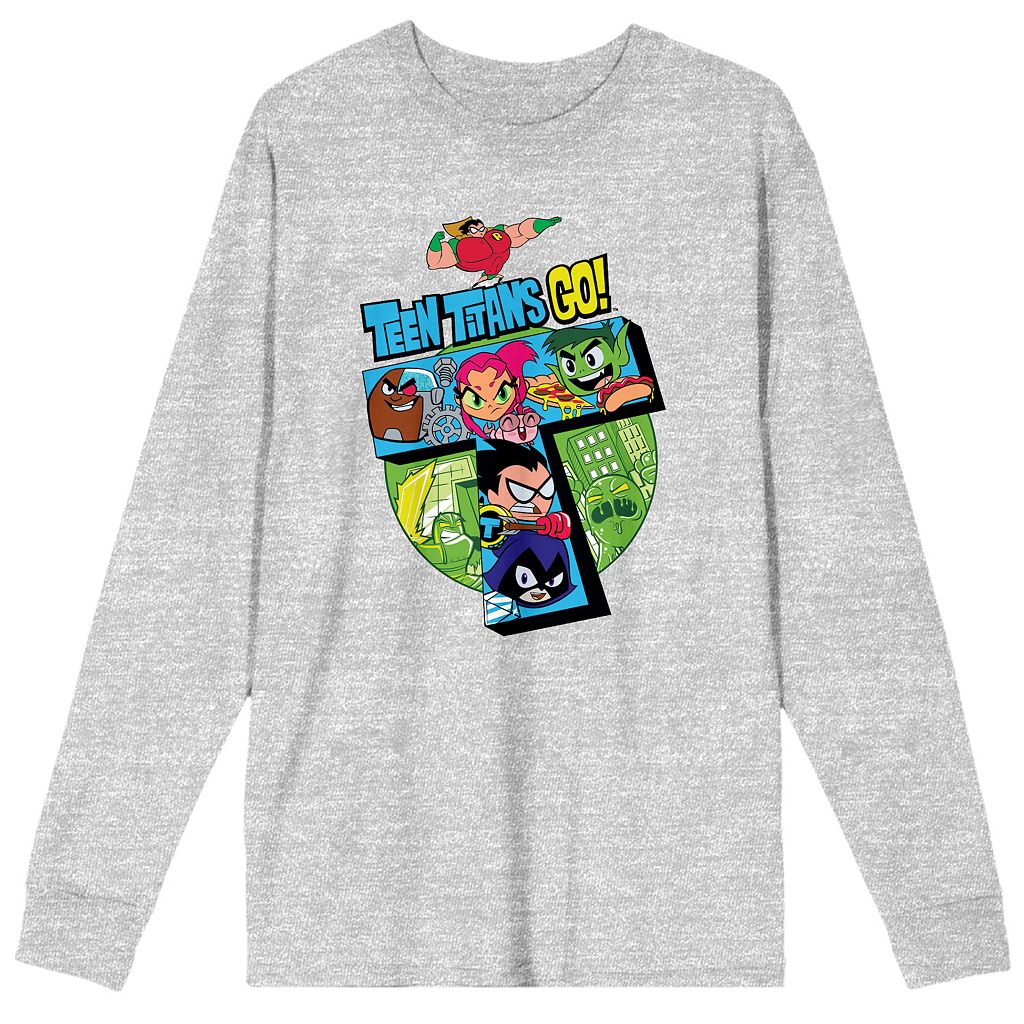 キャラクター タイタンズ Tシャツ 灰色 グレー グレイ 【 LICENSED CHARACTER TEEN TITANS GO TO THE MOVIES TEE / GRAY 】 メンズファッション トップス カットソー|スニケス
